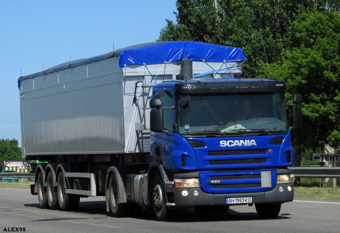 Донецкая область, № АН 1983 КО — Scania ('2004) P420