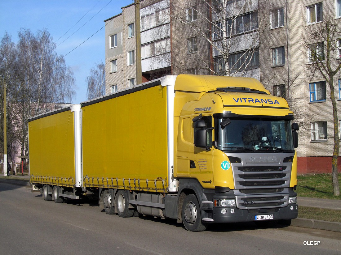 Литва, № JOK 403 — Scania ('2013) R410