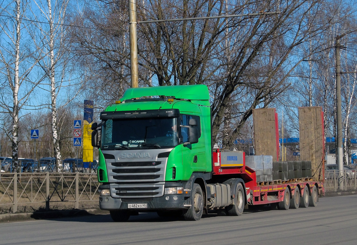 Калужская область, № О 482 КО 40 — Scania ('2013) G400