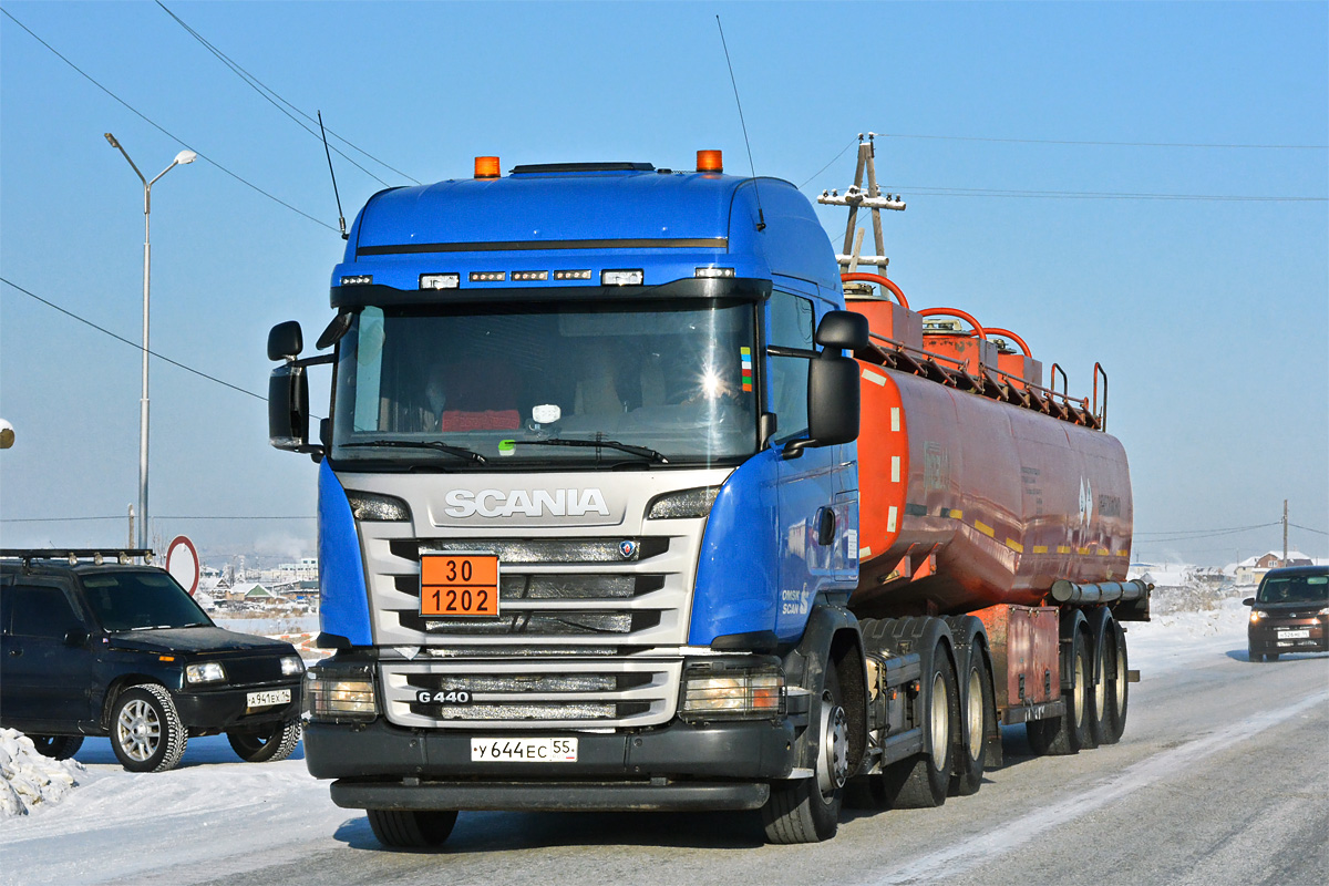 Омская область, № У 644 ЕС 55 — Scania ('2013) G440