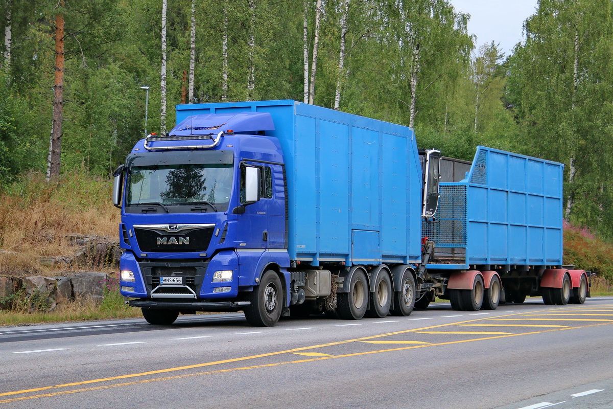 Финляндия, № MNS-656 — MAN TGX ('2016) (Общая модель)