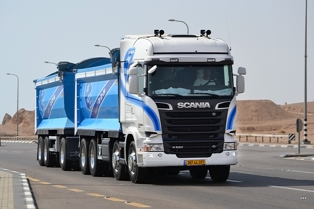 Израиль, № 307-44-201 — Scania ('2013) R580