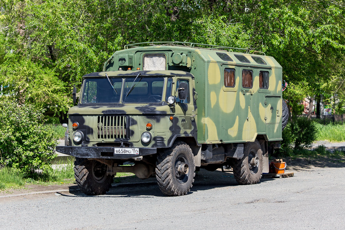 Новосибирская область, № А 658 МО 154 — ГАЗ-66 (общая модель)
