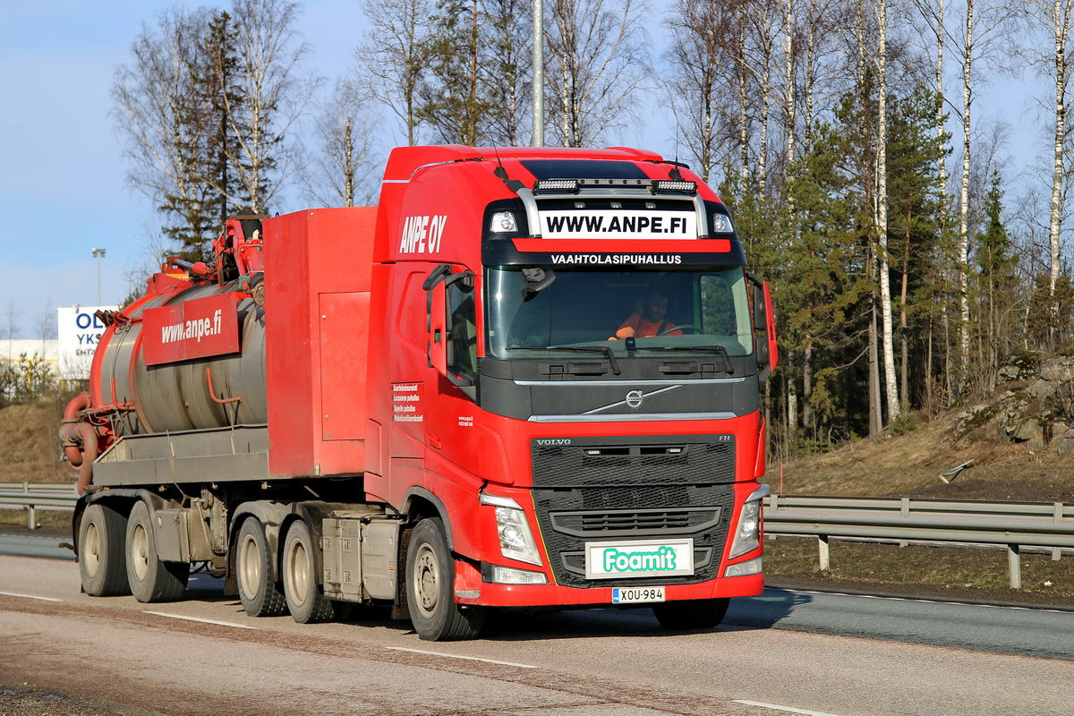 Финляндия, № XOU-984 — Volvo ('2012) FH-Series