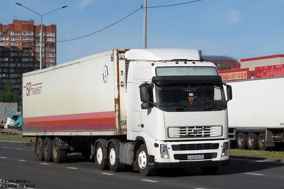 Ивановская область, № А 665 ЕР 37 — Volvo ('2002) FH12.380