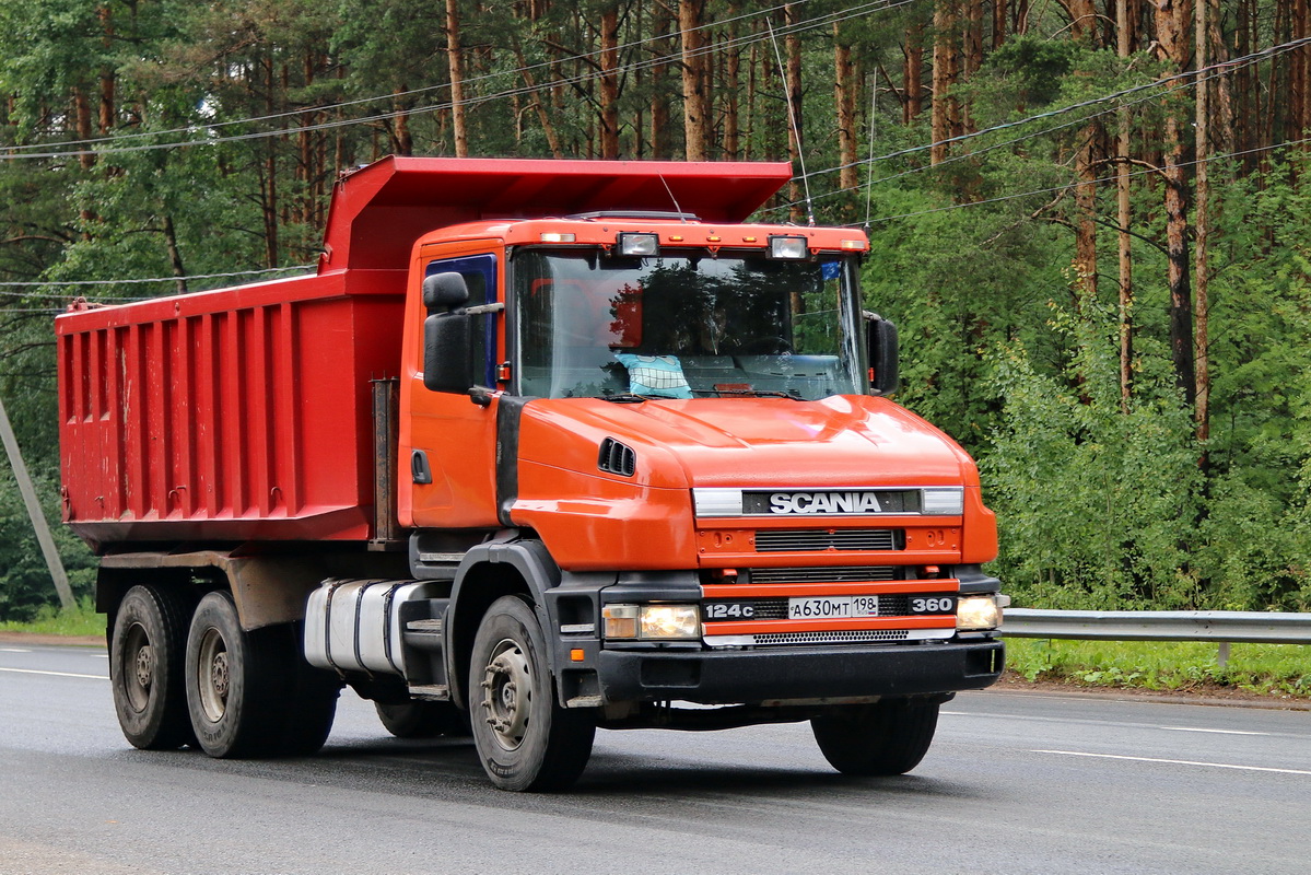 Санкт-Петербург, № А 630 МТ 198 — Scania ('1996) T-Series 124C