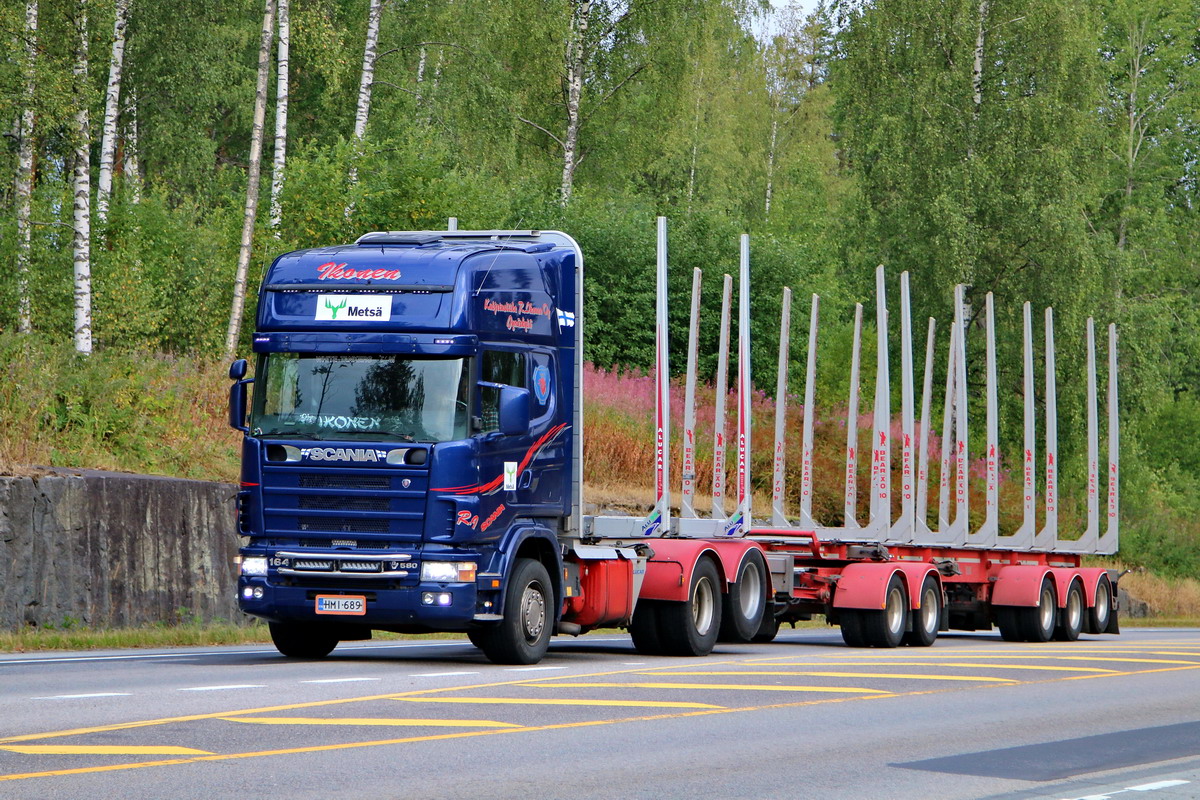 Финляндия, № HMI-689 — Scania ('1996) R164G