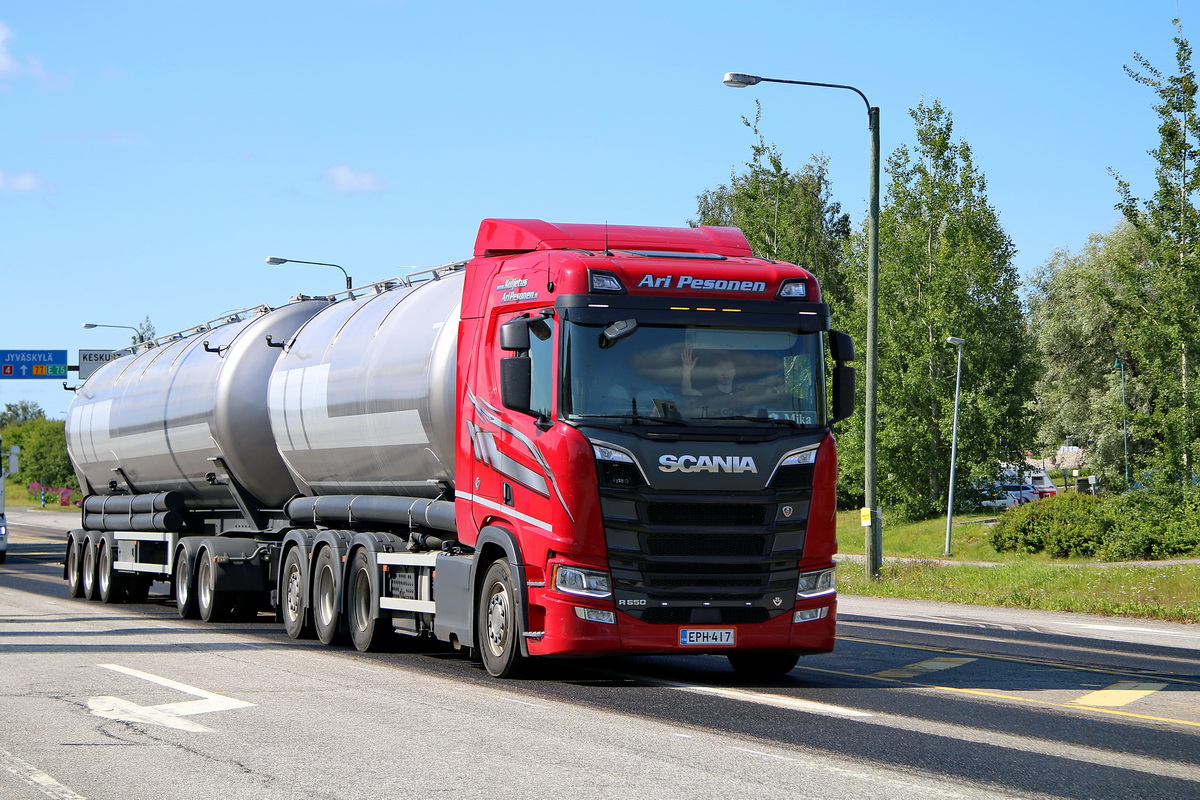 Финляндия, № EPH-417 — Scania ('2016) R650