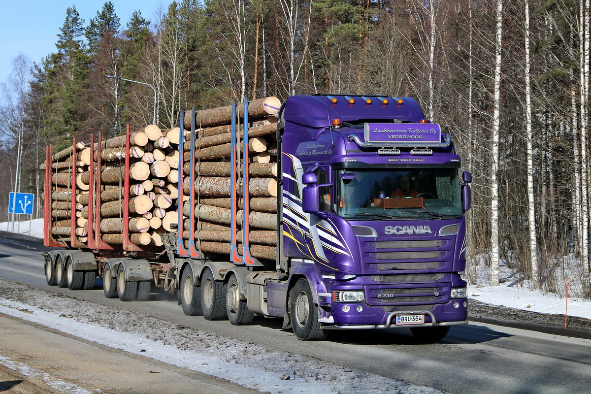 Финляндия, № BRU-354 — Scania ('2013) R730