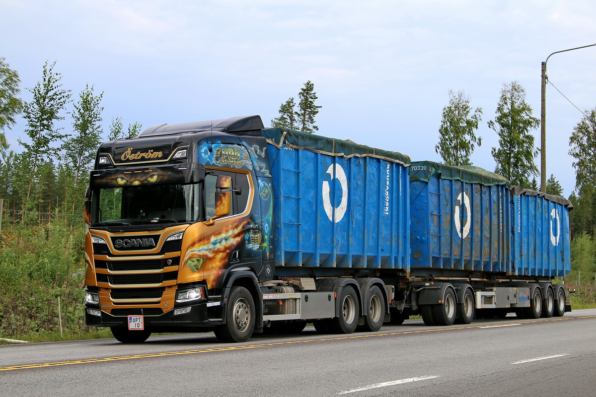 Финляндия, № ÖPT-10 — Scania ('2016) R580