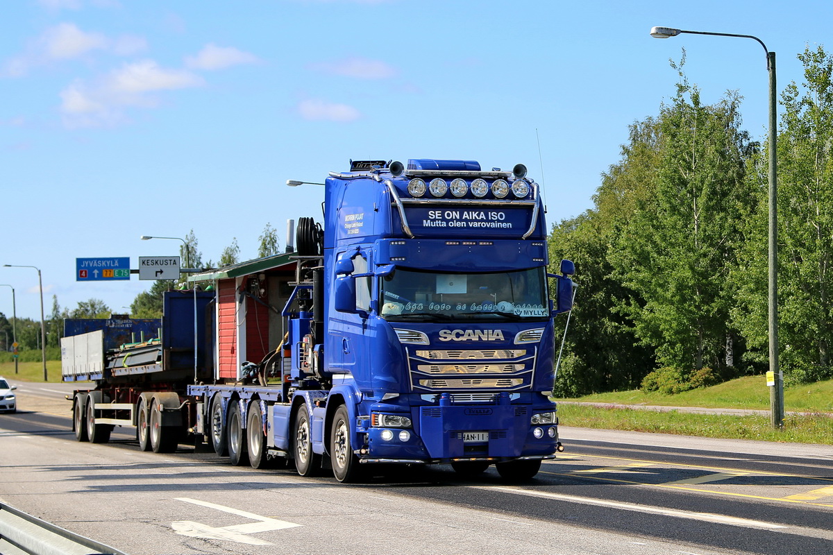 Финляндия, № HAN-11 — Scania ('2013, общая модель)