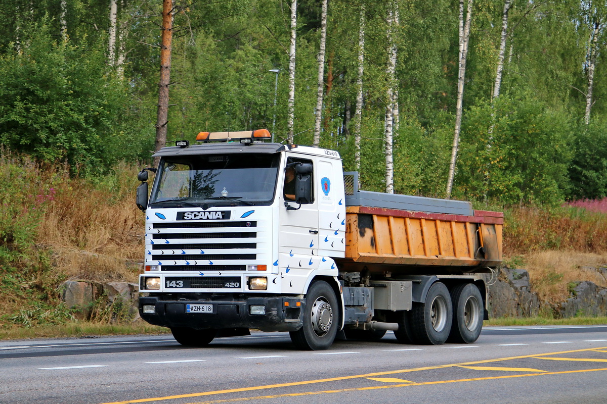 Финляндия, № AZN-618 — Scania (III) R143M