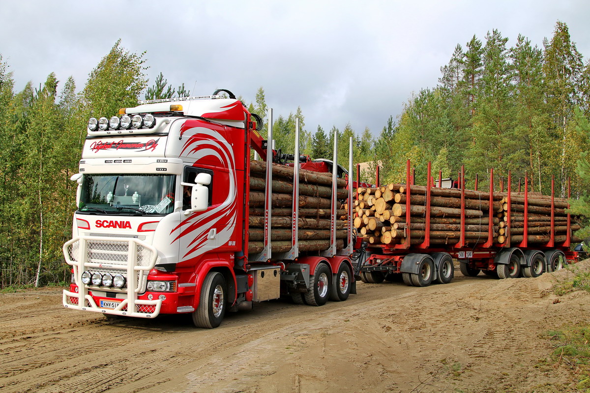 Финляндия, № KNV-518 — Scania ('2013) R580