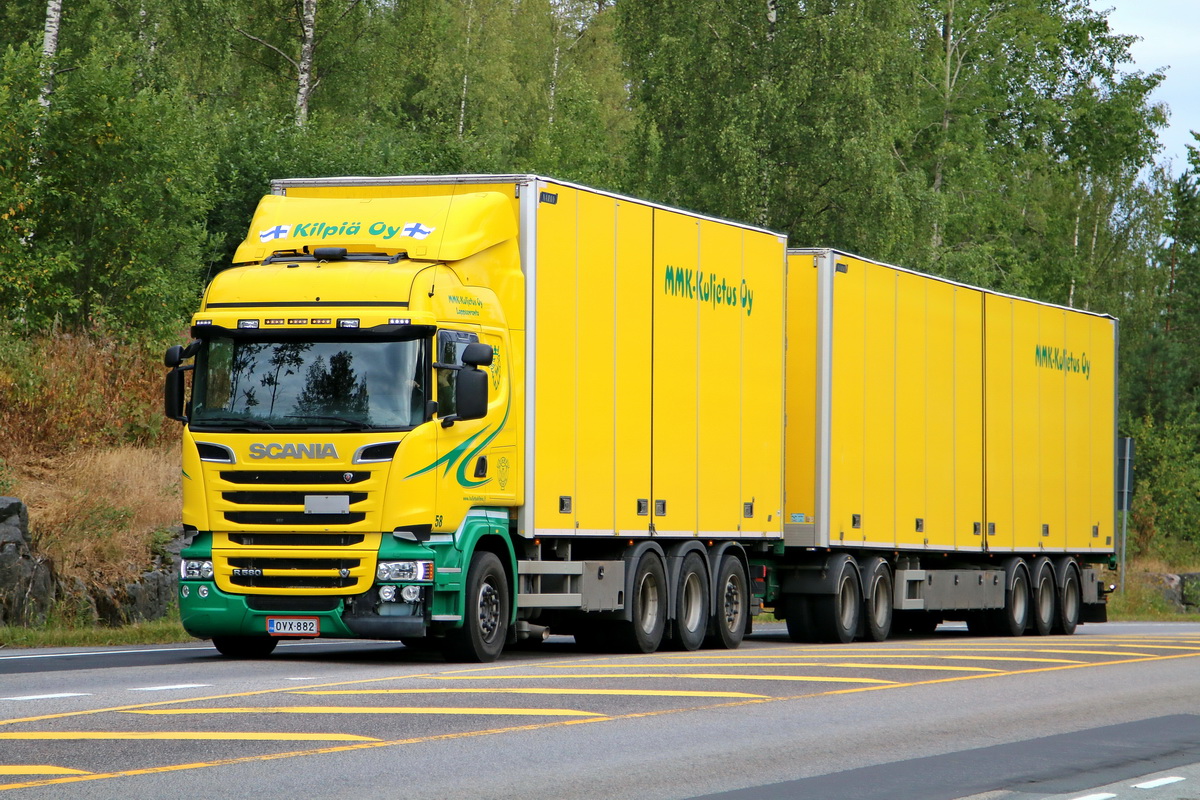 Финляндия, № OVX-882 — Scania ('2013) R580