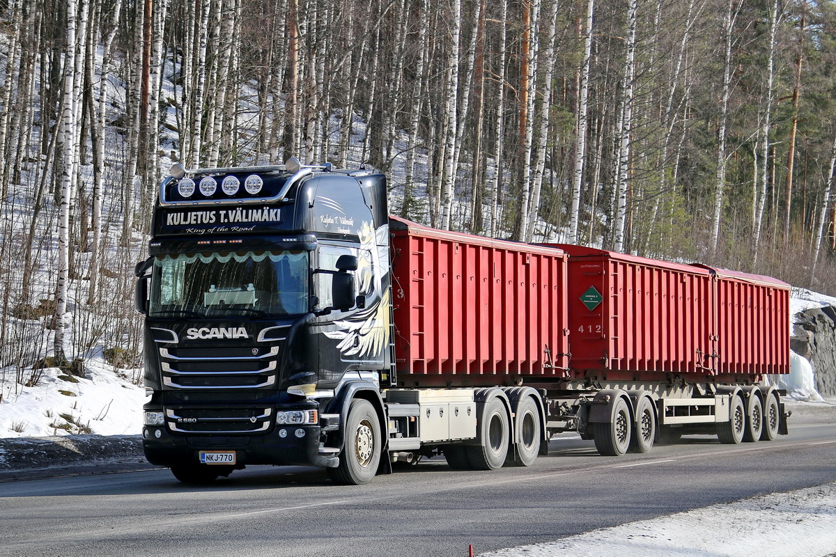 Финляндия, № NKJ-770 — Scania ('2013) R580