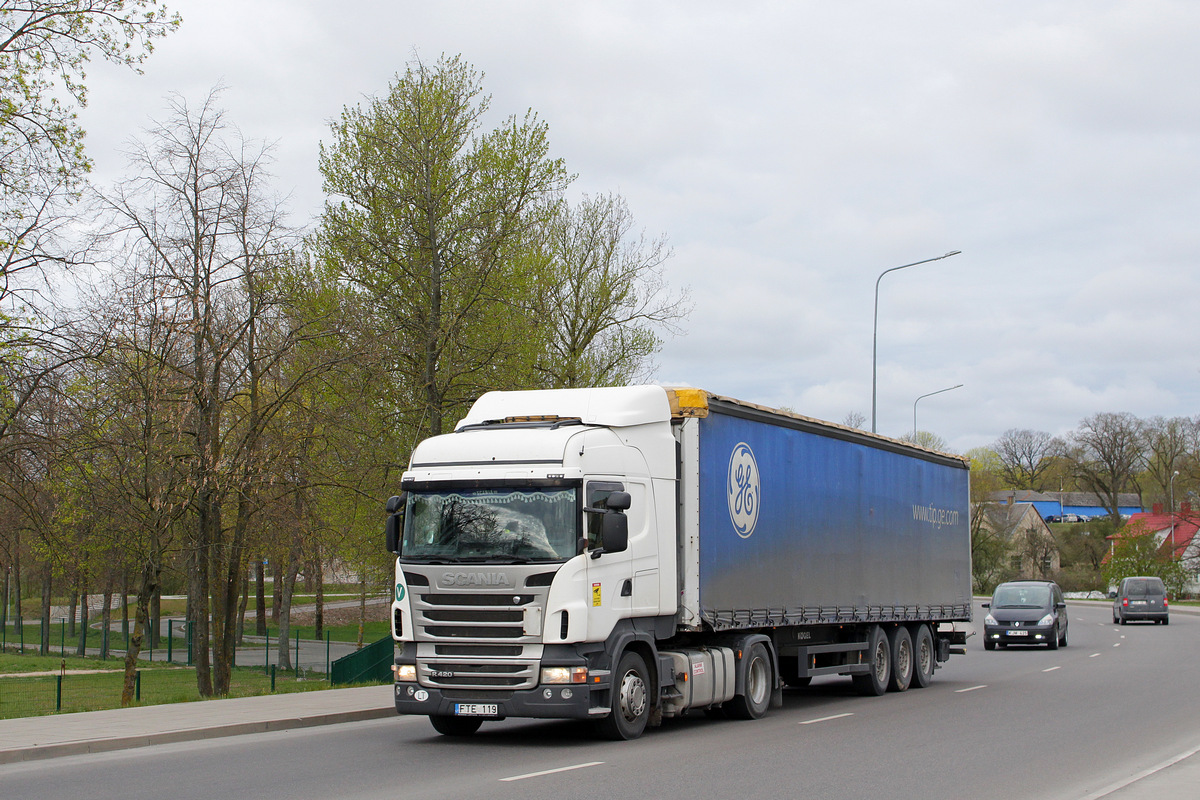 Литва, № FTE 119 — Scania ('2009) R420