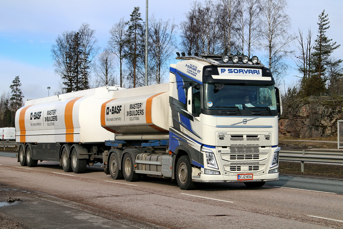Финляндия, № CJZ-834 — Volvo ('2012) FH-Series