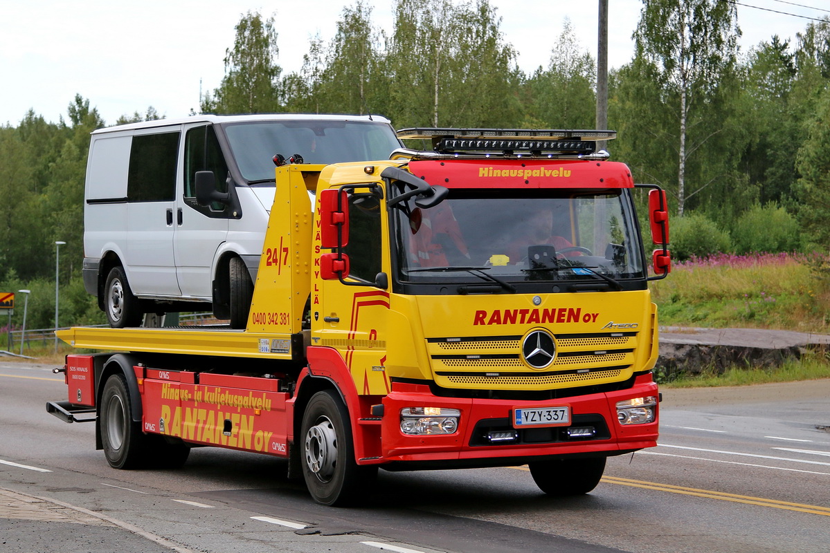 Финляндия, № VZY-337 — Mercedes-Benz Atego (общ.м)