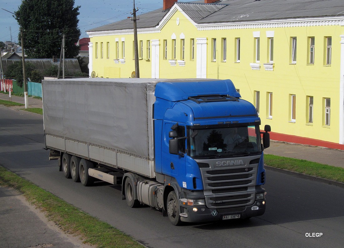 Могилёвская область, № АІ 9787-6 — Scania ('2009) R420