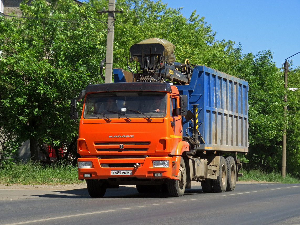 Кировская область, № Т 489 РК 43 — КамАЗ-65115 (общая модель)