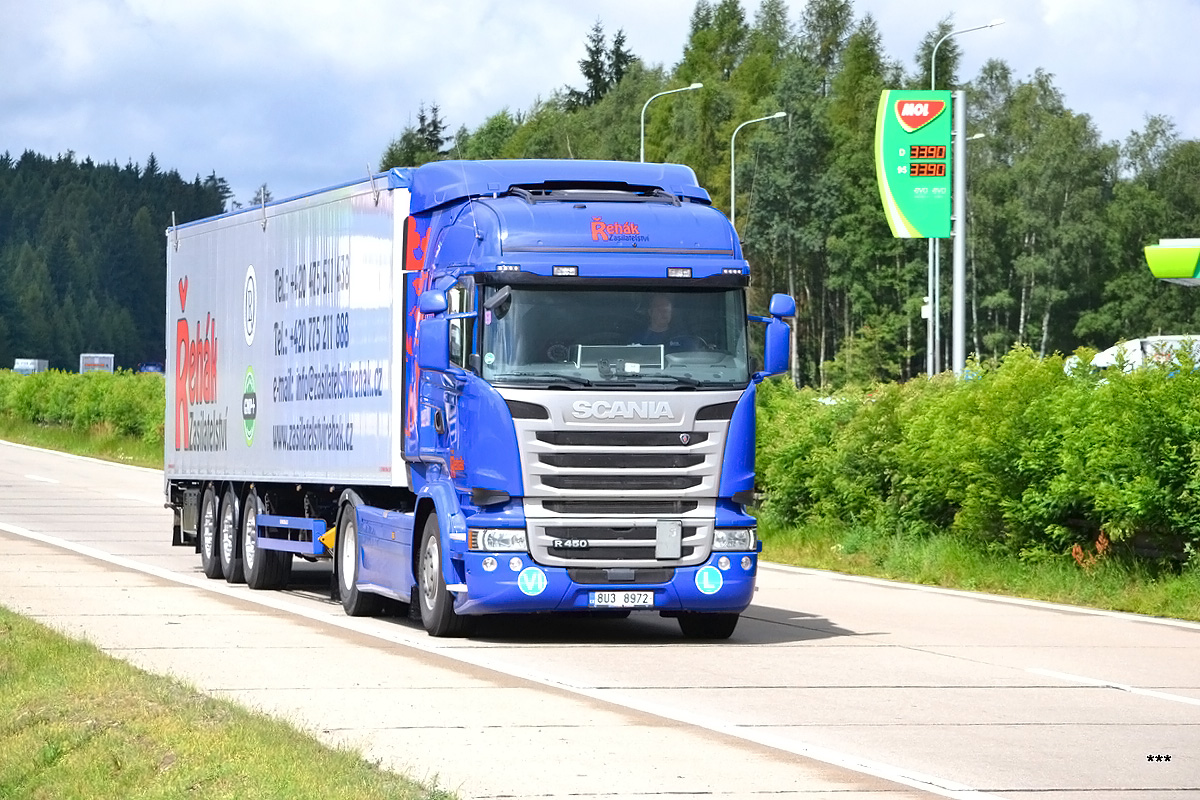 Чехия, № 8U3 8972 — Scania ('2013) R450