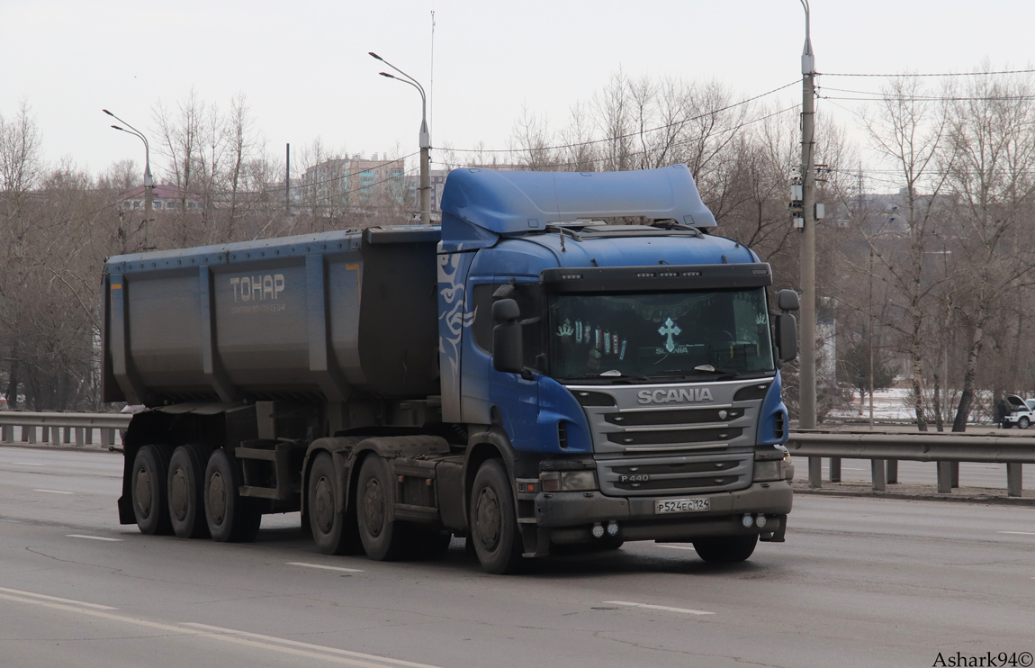 Красноярский край, № Р 524 ЕС 124 — Scania ('2011) P440