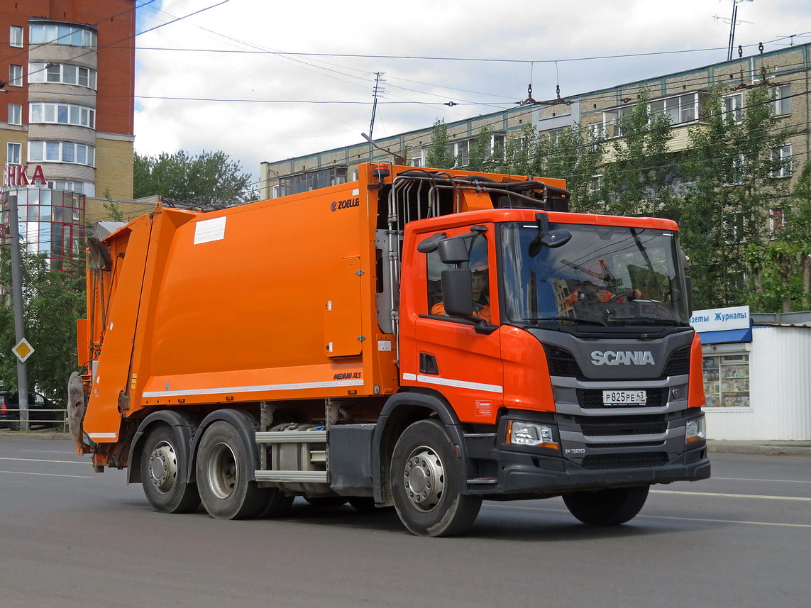 Кировская область, № Р 825 РЕ 43 — Scania ('2016) P320