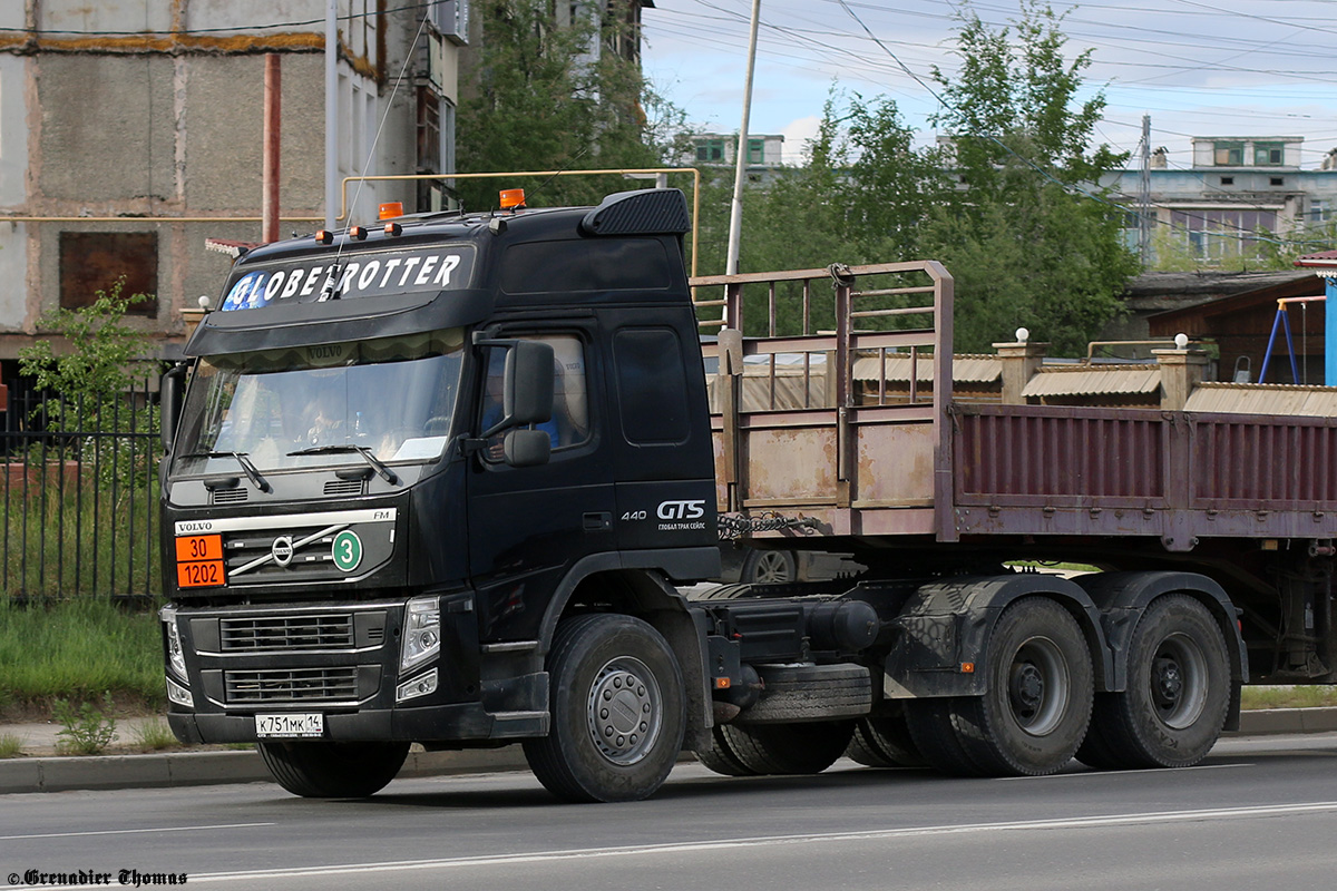 Саха (Якутия), № К 751 МК 14 — Volvo ('2010) FM.440 [X9P]
