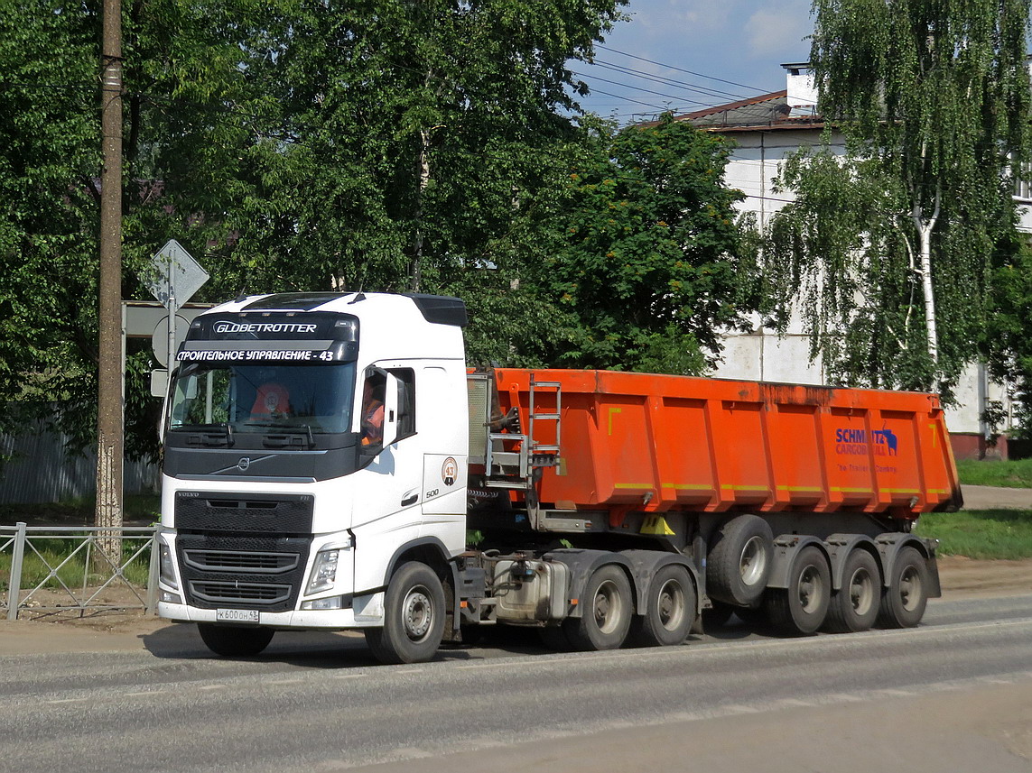 Кировская область, № К 600 ОН 43 — Volvo ('2012) FH.500