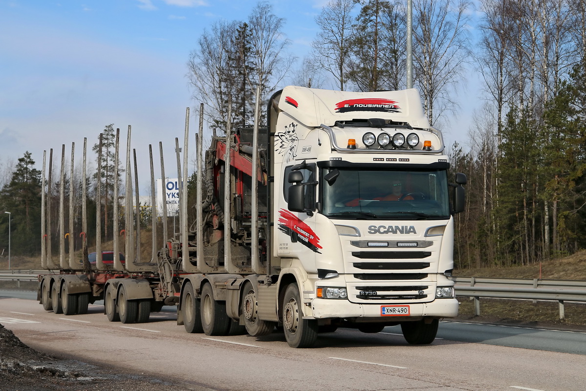 Финляндия, № XNR-490 — Scania ('2013) R730
