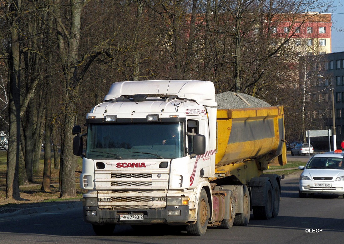 Витебская область, № АК 7793-2 — Scania ('1996) P124G