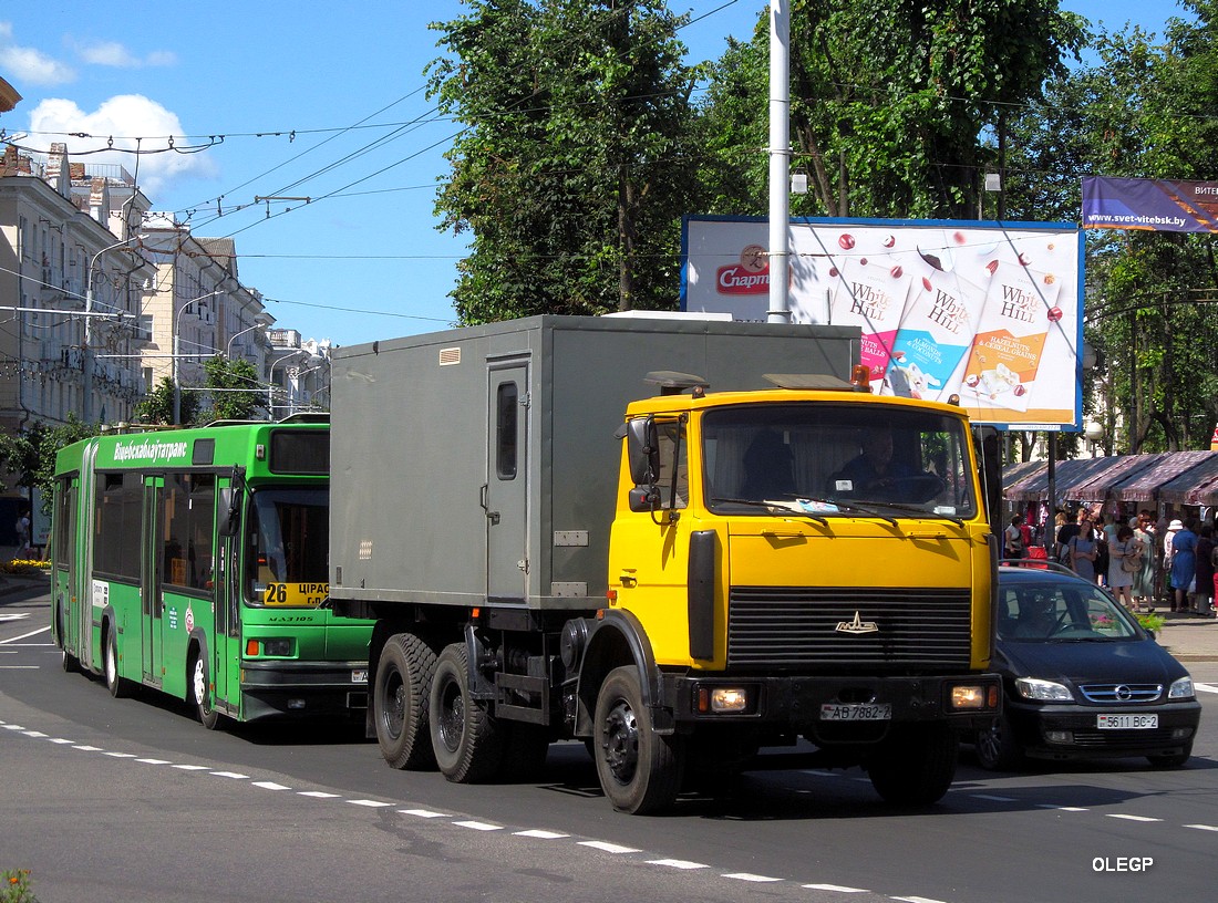 Витебская область, № АВ 7882-2 — МАЗ-5516 (общая модель)