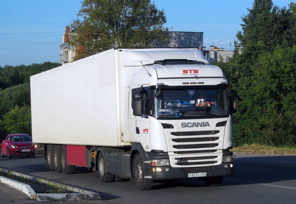 Омская область, № Т 527 СН 55 — Scania ('2013) G400