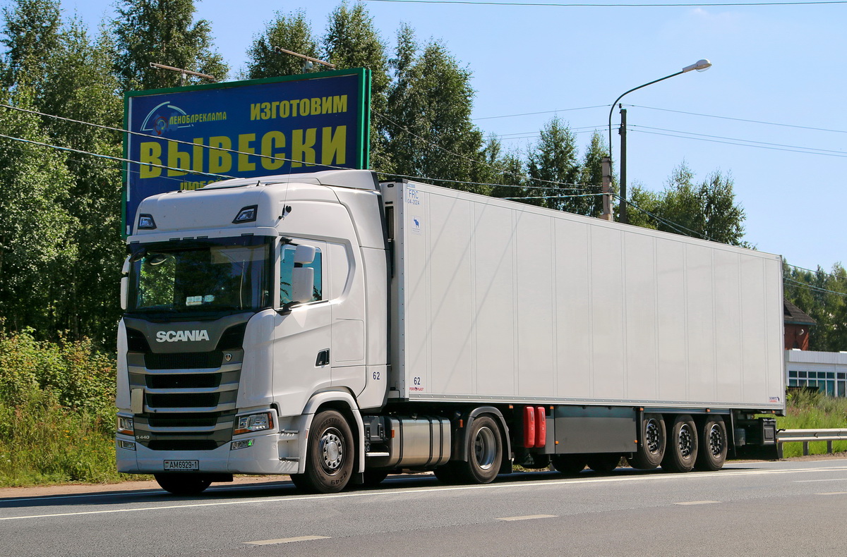 Брестская область, № АМ 6929-1 — Scania ('2016) S440