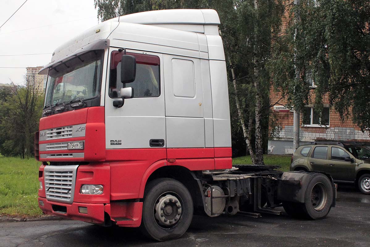 Удмуртия, № В 754 УР 18 — DAF XF95 FT