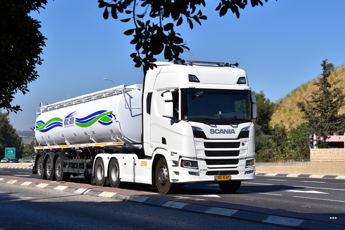 Израиль, № 308-16-801 — Scania ('2016) R450