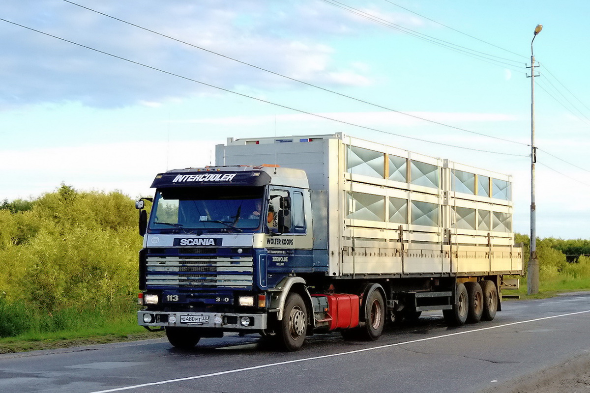 Владимирская область, № О 480 РТ 33 — Scania (II) R113M