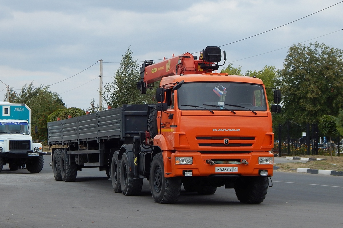 Белгородская область, № Р 436 РУ 31 — КамАЗ-53504 (общая модель)