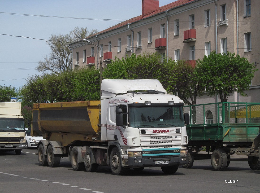 Витебская область, № АК 7793-2 — Scania ('1996) P124G