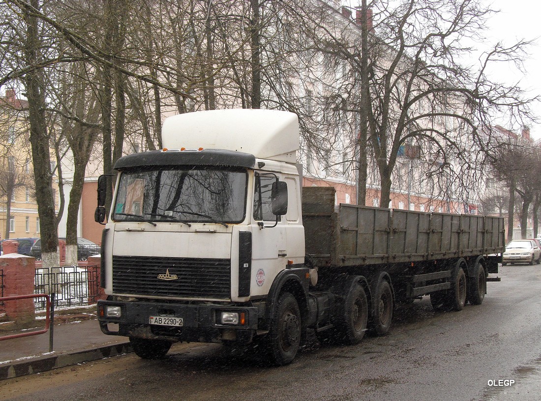 Витебская область, № АВ 2290-2 — МАЗ-6422 (общая модель)