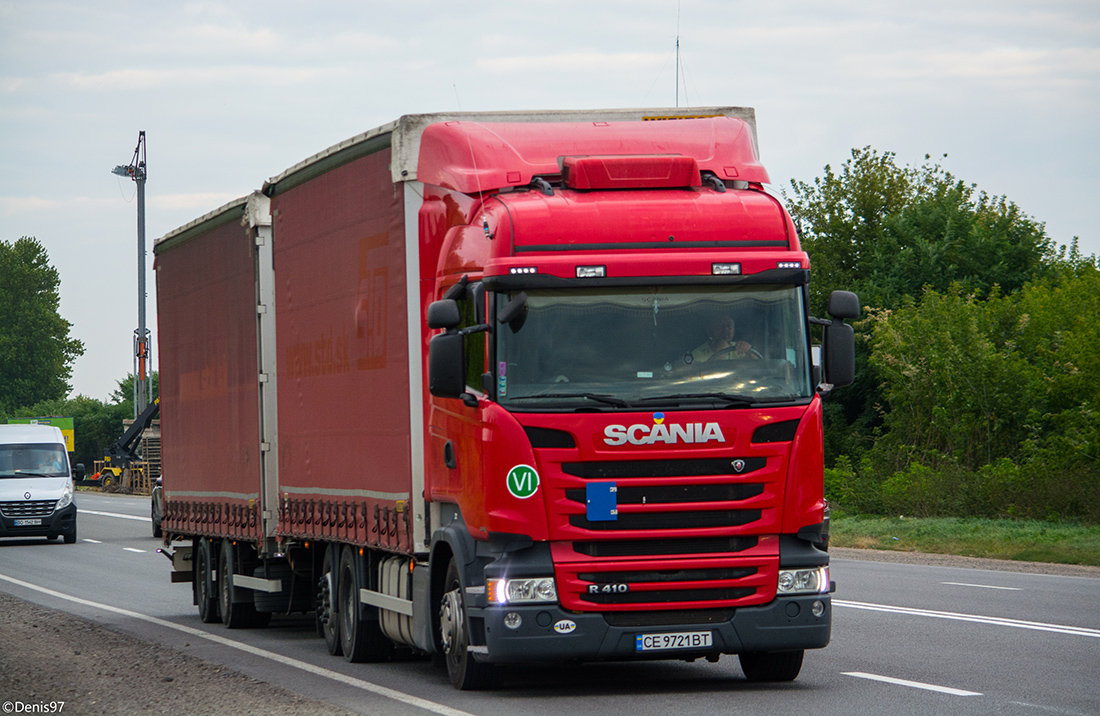 Черновицкая область, № СЕ 9721 ВТ — Scania ('2013) R410