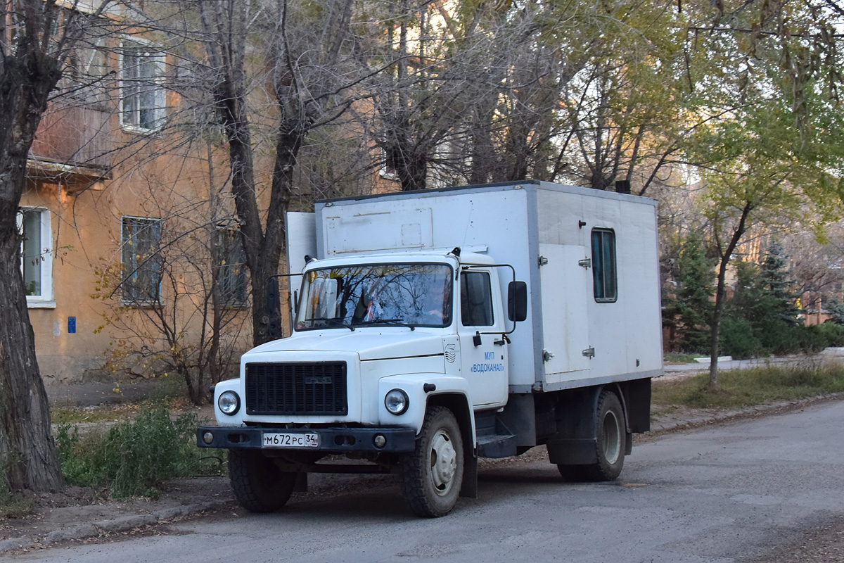 Волгоградская область, № М 672 РС 34 — ГАЗ-3307