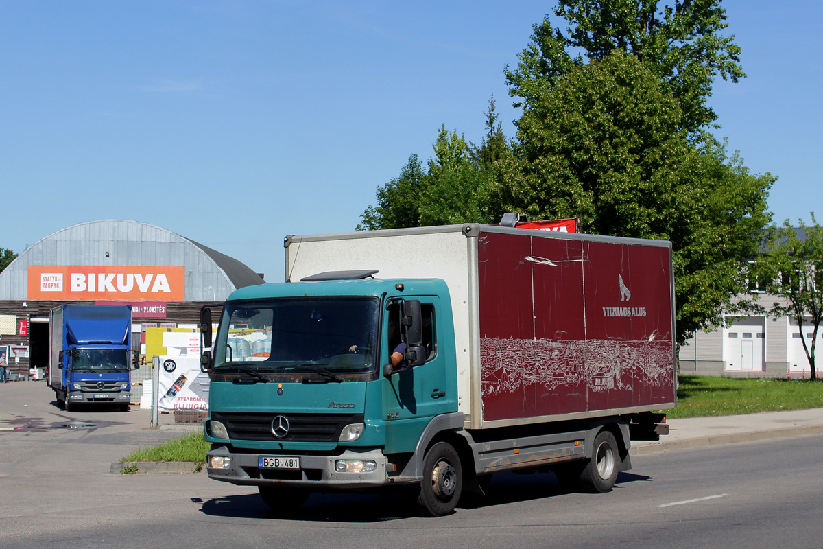 Литва, № BGB 481 — Mercedes-Benz Atego 918