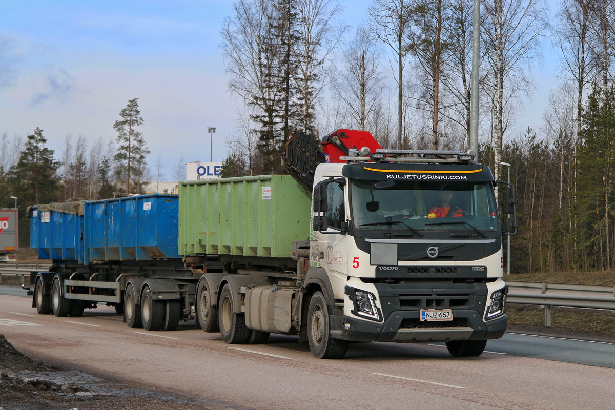Финляндия, № NJZ-657 — Volvo ('2013) FM.460