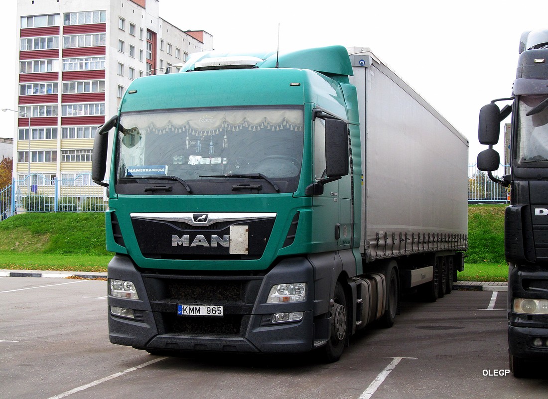 Литва, № KMM 965 — MAN TGX ('2012) 18.440