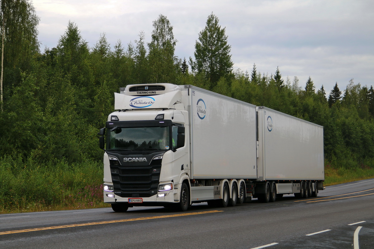 Финляндия, № EPU-880 — Scania ('2016) R520