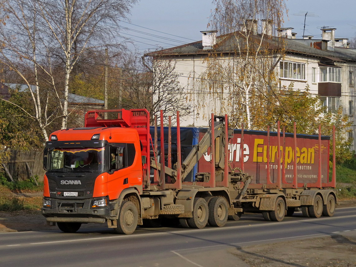 Кировская область, № Е 113 РК 43 — Scania ('2016) P440