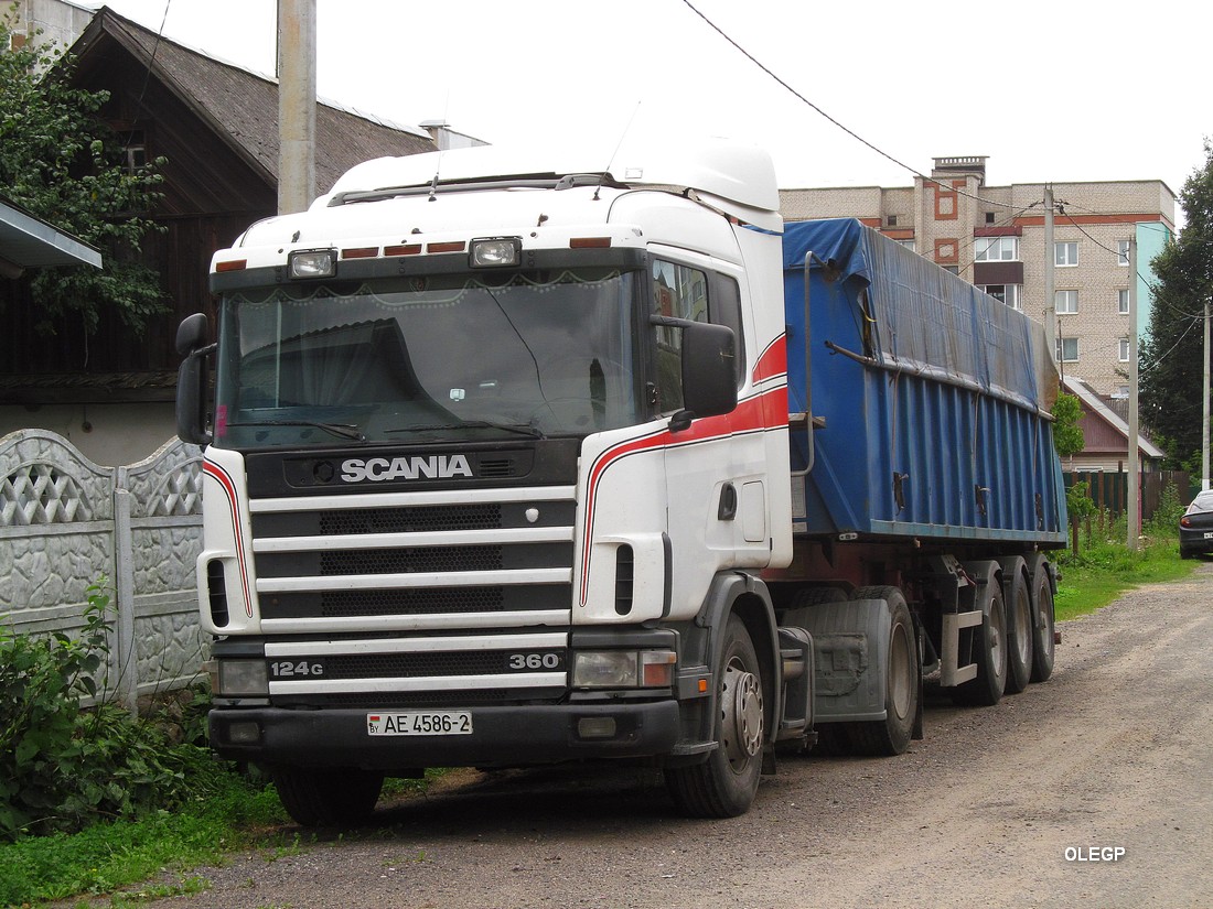 Витебская область, № АЕ 4586-2 — Scania ('1996) R124G