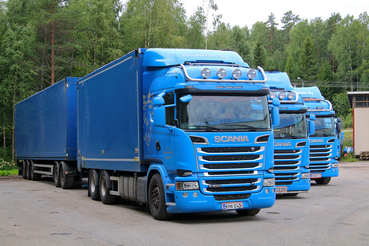 Финляндия, № KMK-243 — Scania ('2013) R500