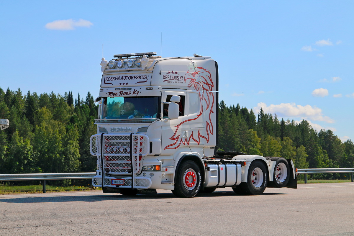 Финляндия, № IOJ-370 — Scania ('2009, общая модель)